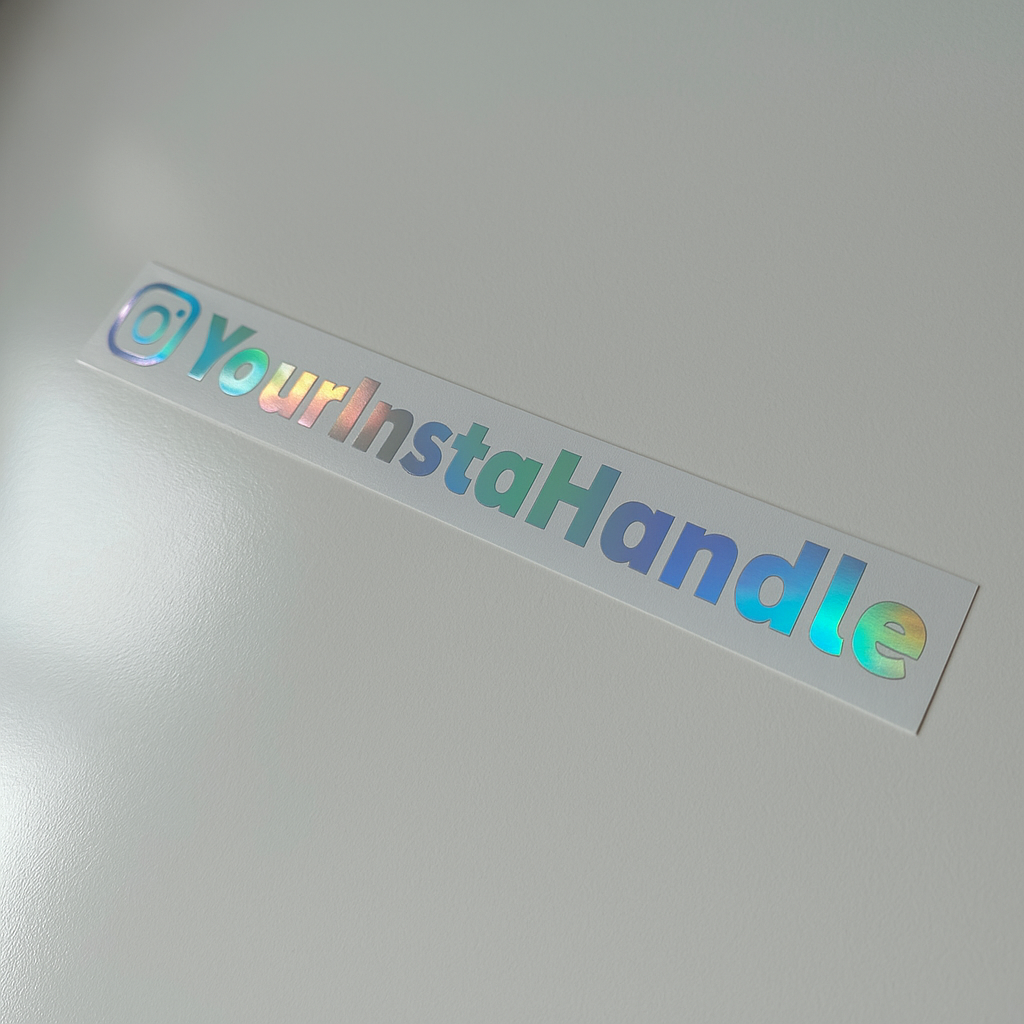 Instagram Handle - Spectrum metallic